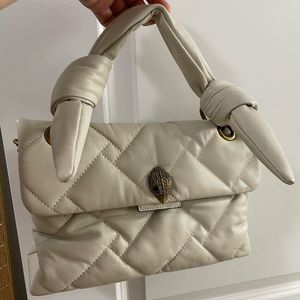 Kensington Knot Handle Quilted Leather Crossbody Bag